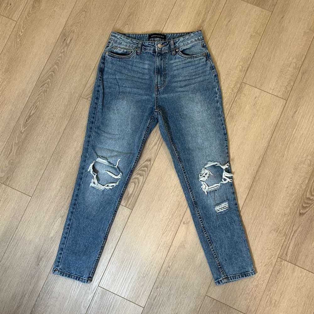 AEROPOSTALE High-Rise Distressed Women Jeans - FREE SHIPPING on Bundles $85+